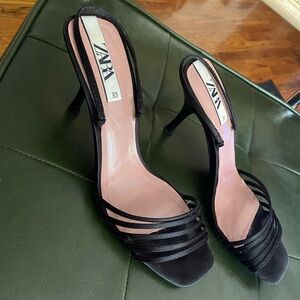 Zara sling back sandals